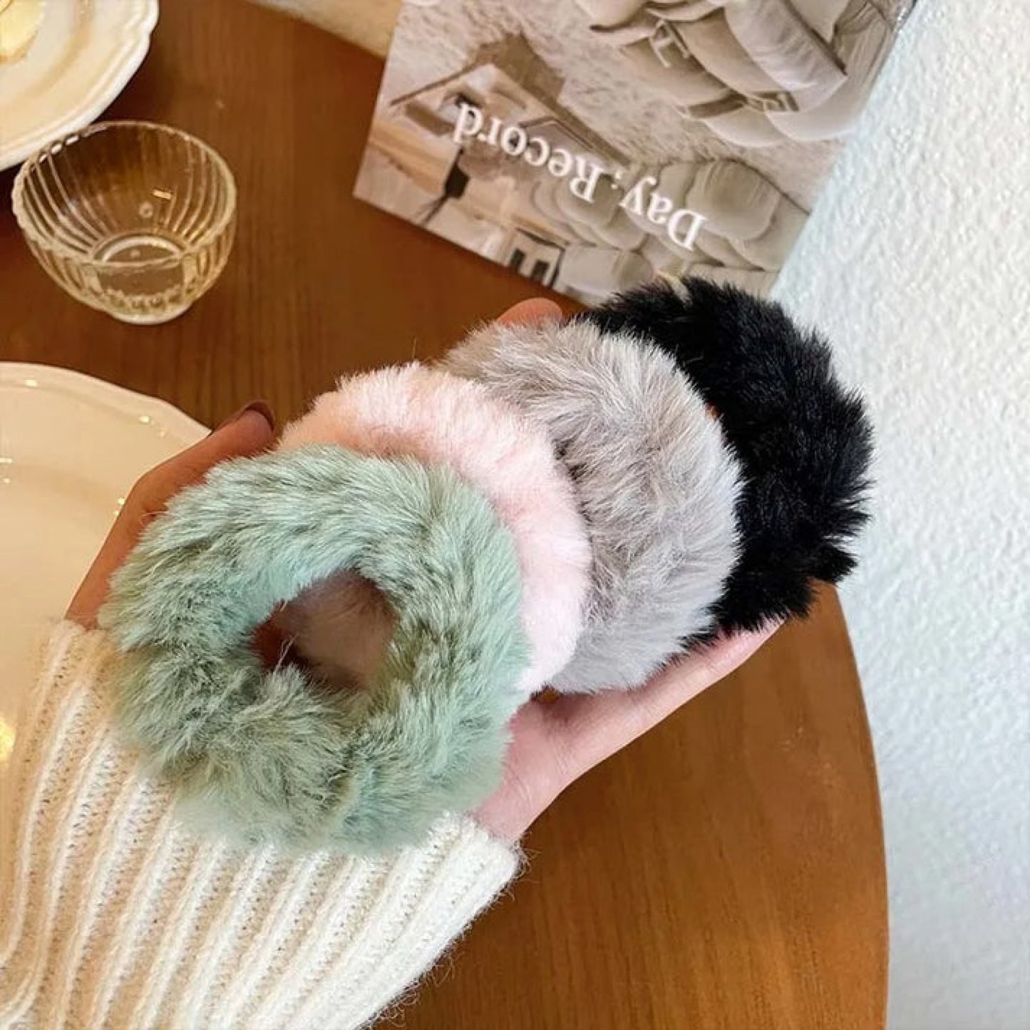 Cute Plushy Tie Hair Band (70)