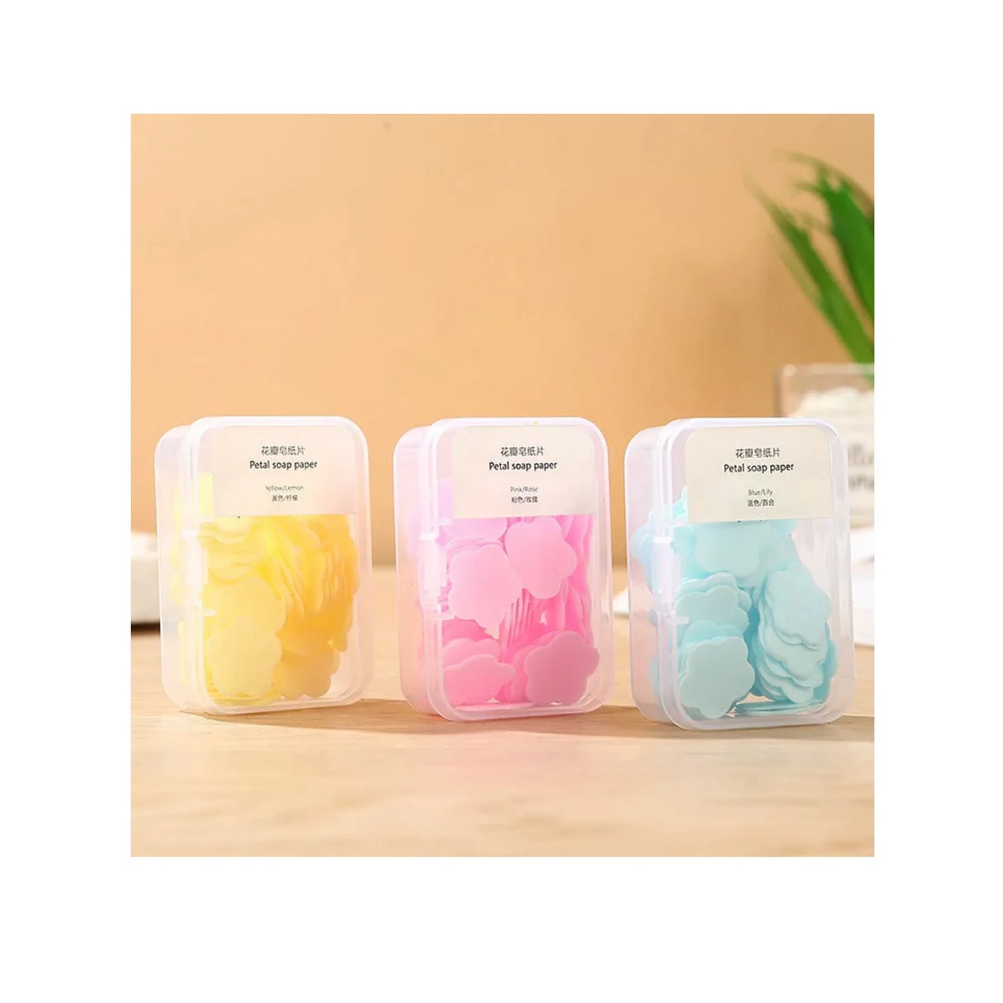 Portable Petal Paper Soap