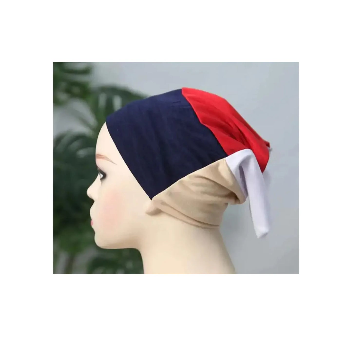 4 in 1 Muslim hijab cap Random Colors