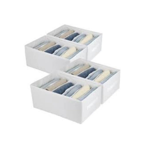 1Pc 6 Grid Pants Organizer Storage Box
