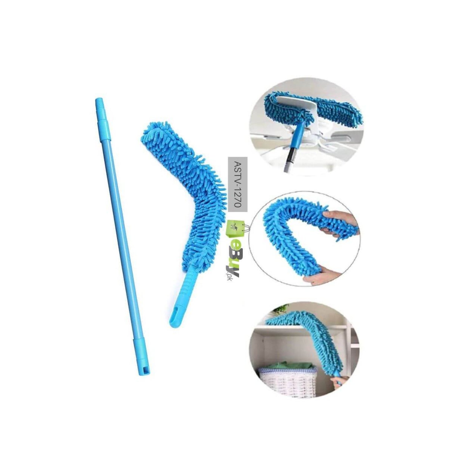 Adjustable & Foldable Microfiber Cleaning Duster For Multipurpose Use