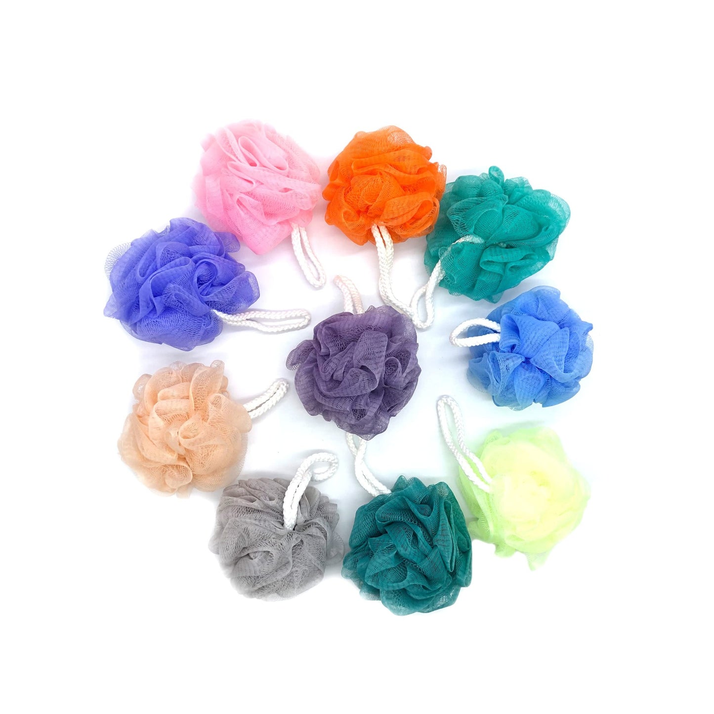 1Pc Flower Bath Body Scrubber Rub.