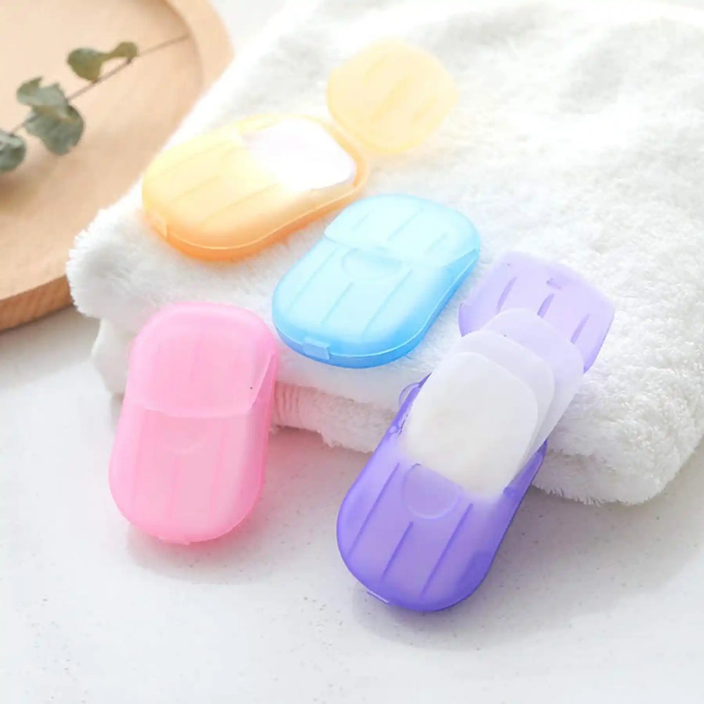 Portable Disposable Paper Soap.