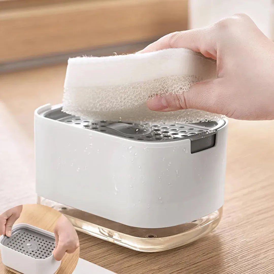 Soap Pump and Sponge Caddy