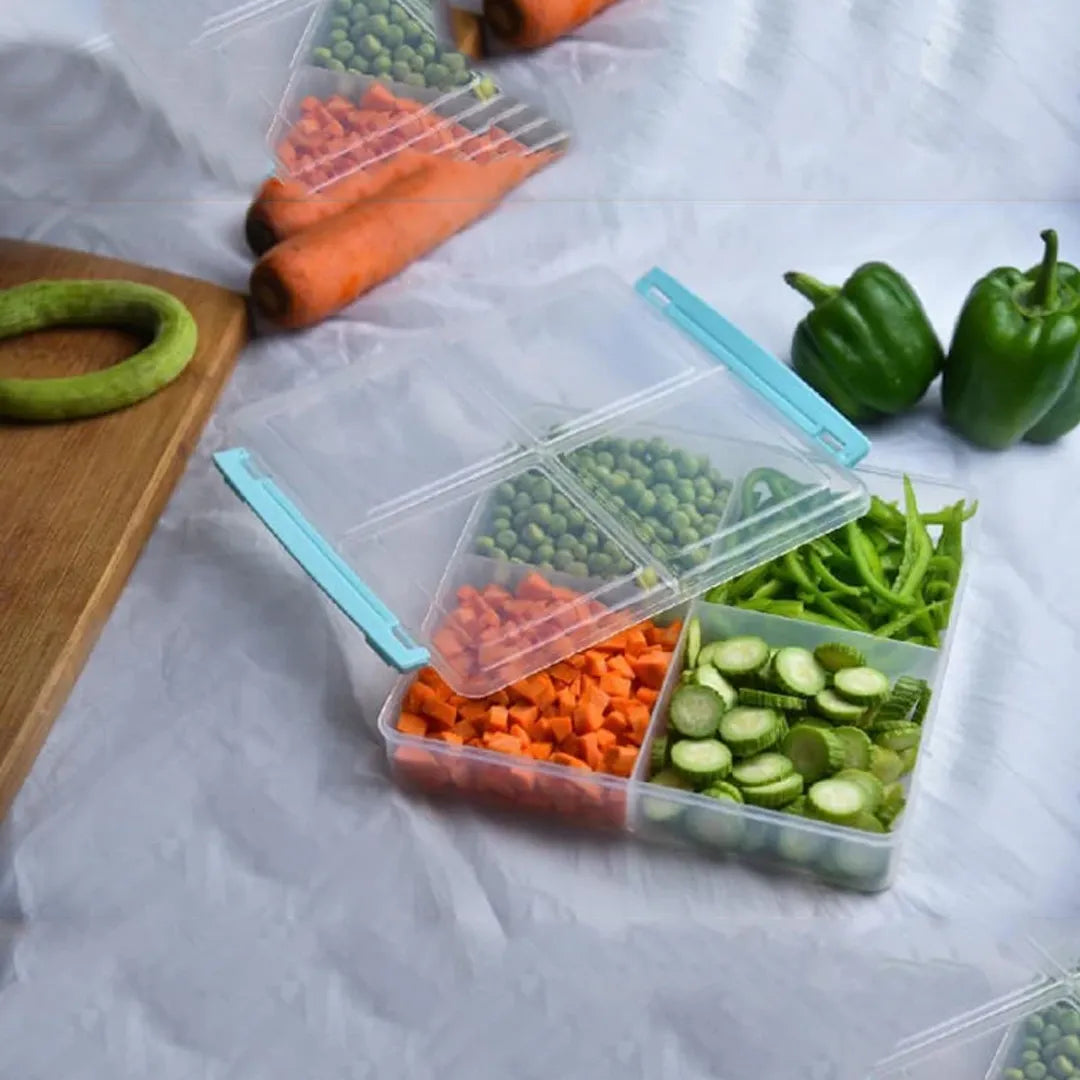 4 Section Food Container With Lids