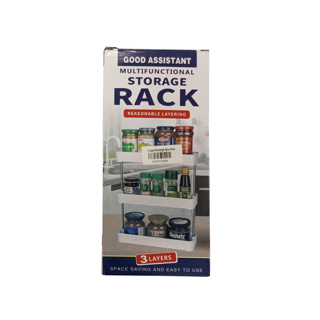 3 Layer Rectangle Spice Rack