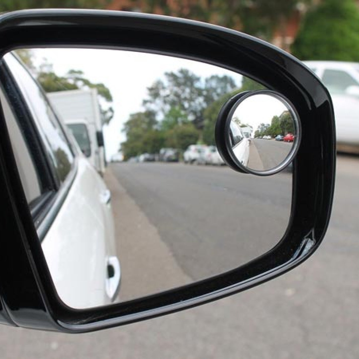 Convex Reversing Assisted Small Circular Car Mirror.