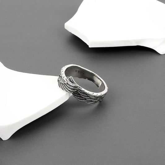 Elegant Angel Wings Adjustable Ring (909)