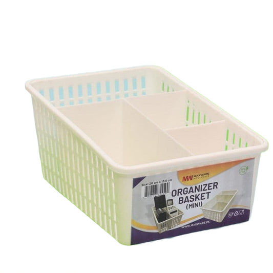 Plastic Basket For Kitchen- Fruit Vegetable Cabinet Organizer - Mini Size