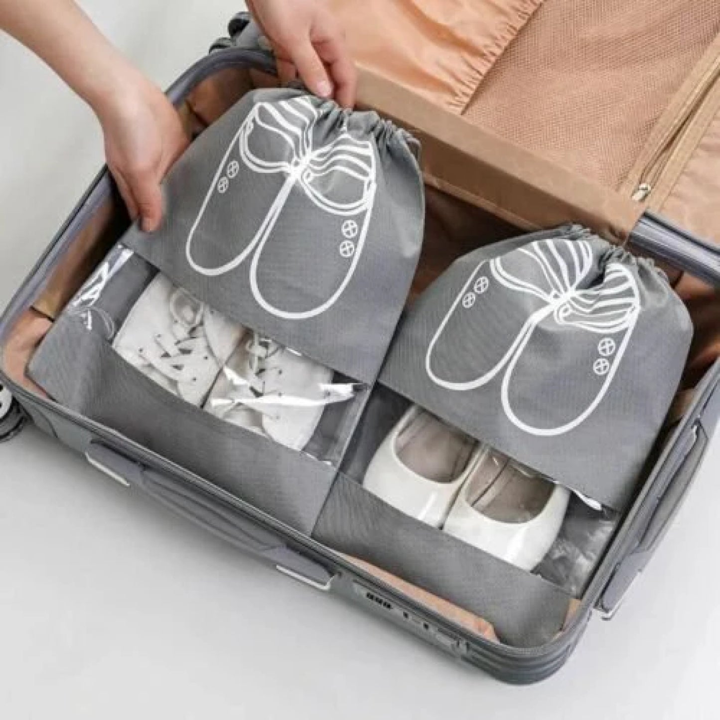 1 Pcs Shoes Storage Bag Closet Organizer Travel Portable Waterproof Pocket