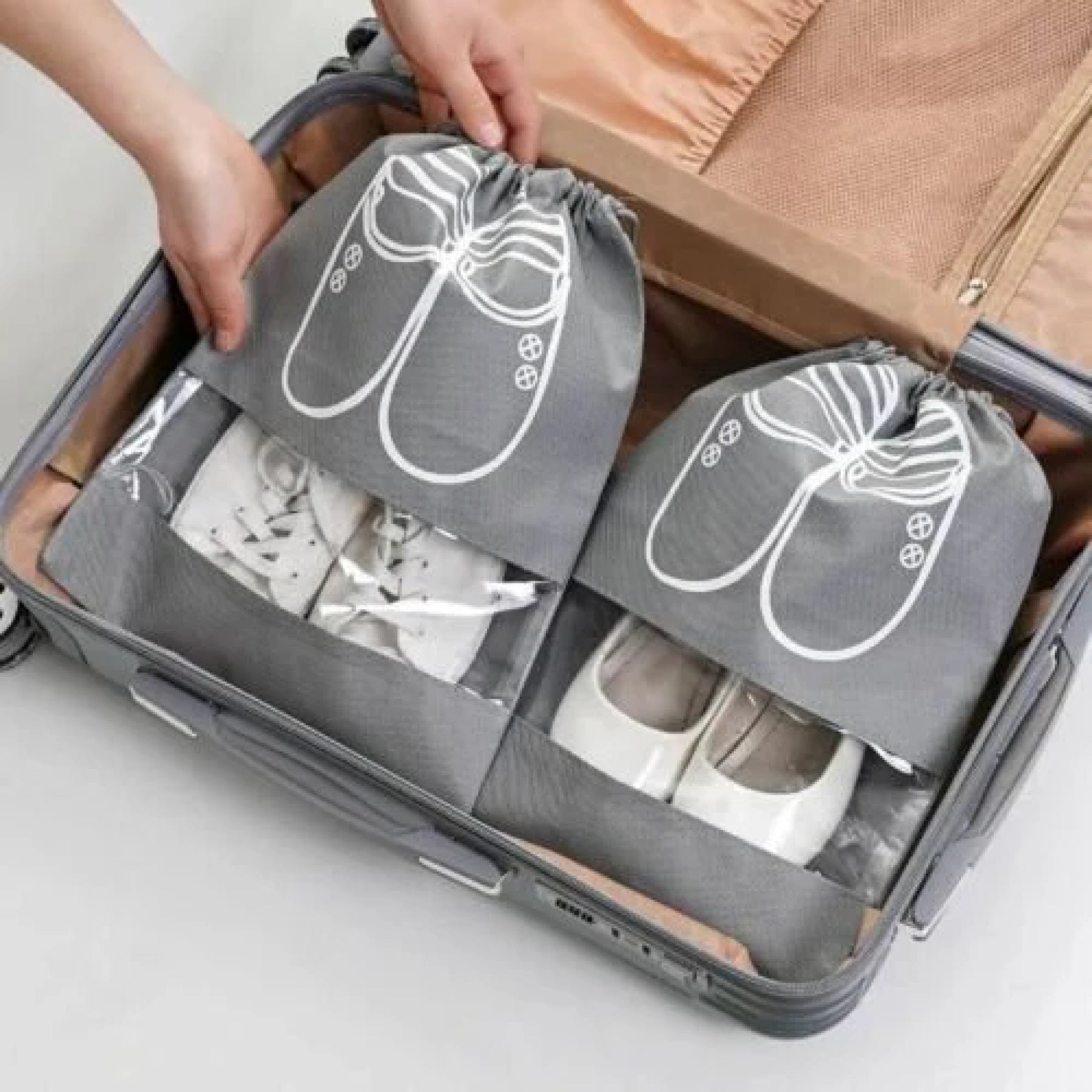 1 Pcs Shoes Storage Bag Closet Organizer Travel Portable Waterproof Pocket