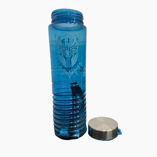 Plastic String Water Bottle With Steel Cap