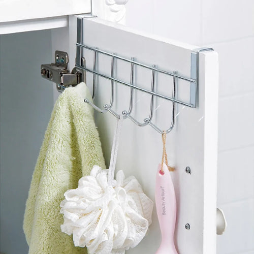 Multifunctional Kitchen Bathroom Organizer Cabinet Door Hooks