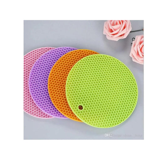 Round Non-slip Heat Resistant Silicone Mat for Multipurpose use