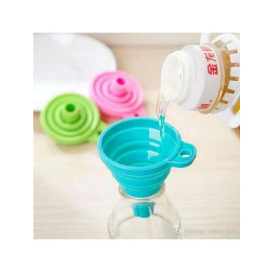 Foldable and Collapsible Silicone Funnel