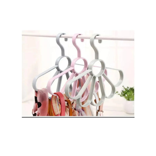 Flower Design 5 Ring Multipurpose Hanger