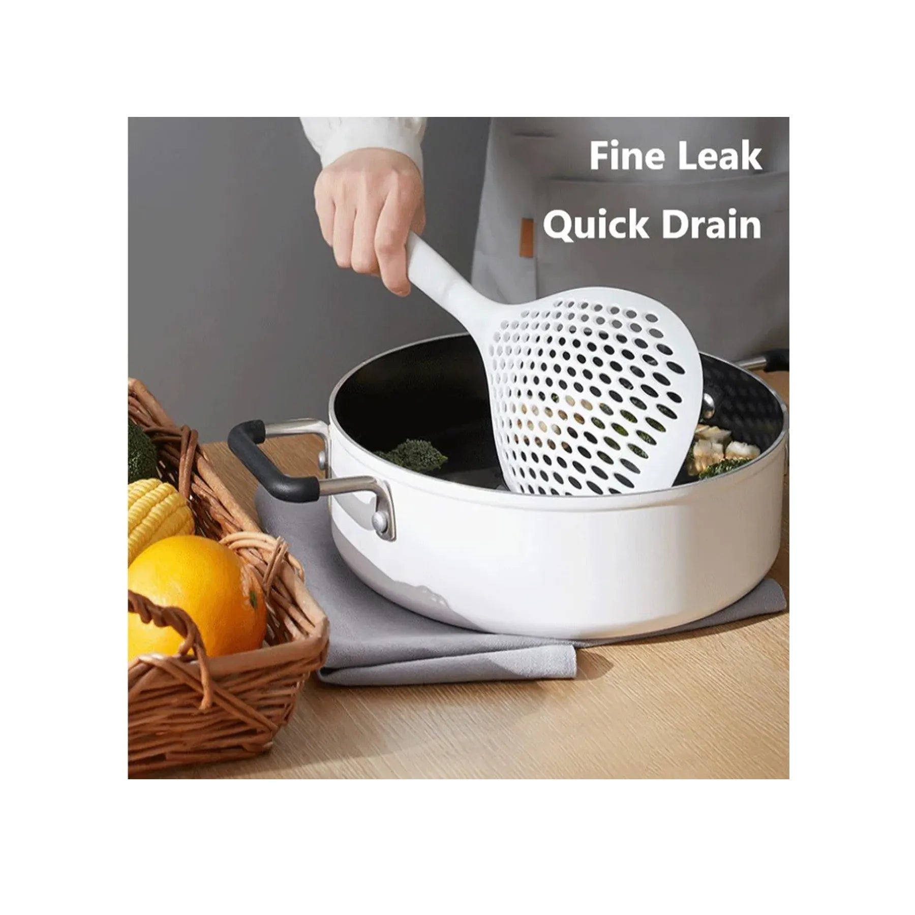 Durable Scoop Colander Spoon