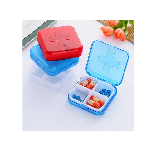 Mini Travel Medicine 4 Grid Box