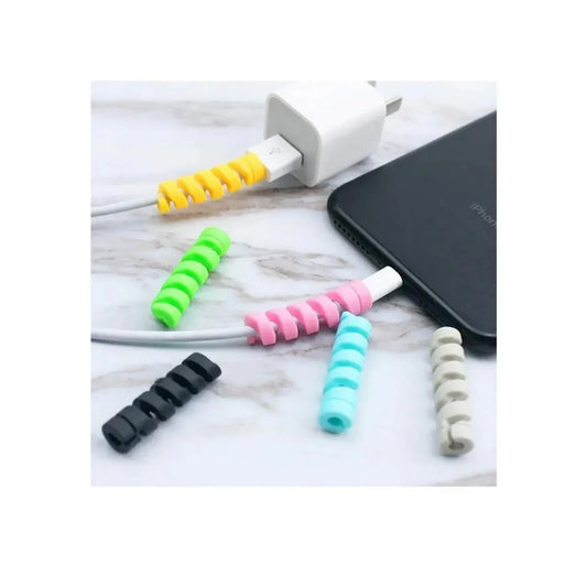 4 Pcs Spiral Silicone Cable Protectors.