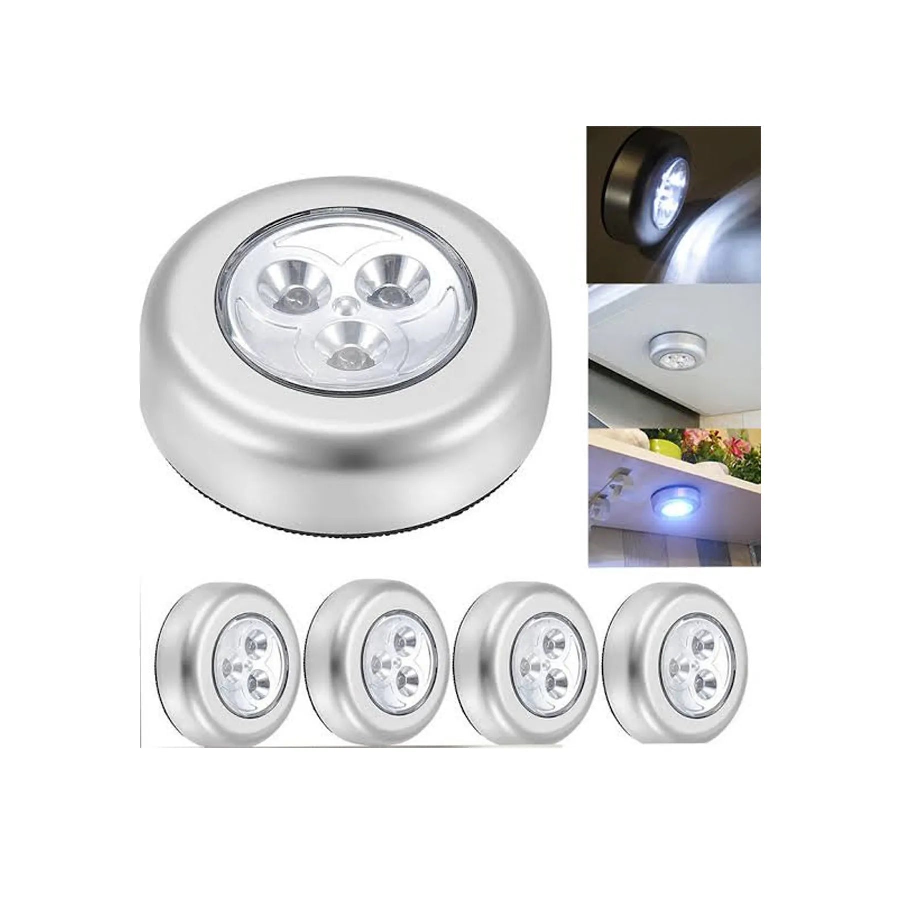 LED Push Button Tap Light
