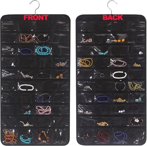 Hanging Jewelry Organizer 70 Pocket Jewelry Holder