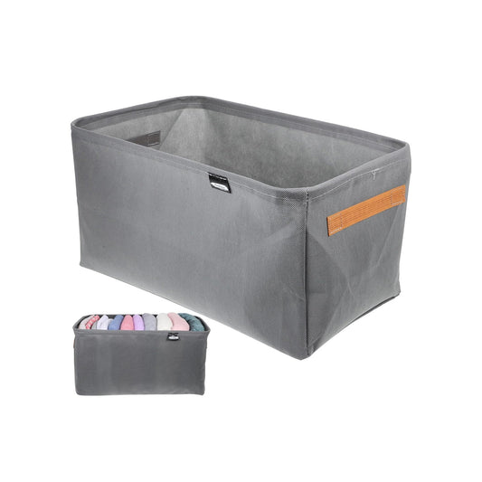 Foldable Clothing Storage Box With Steel Frame Wardrobe Organization And Storage
