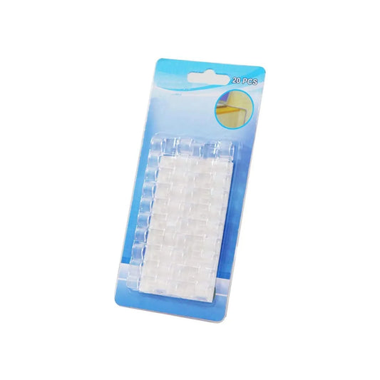 20 Pc Transparent Wire Clip / Organizer