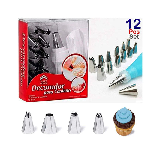 12 Pcs Cake Decorating Nozzle Set