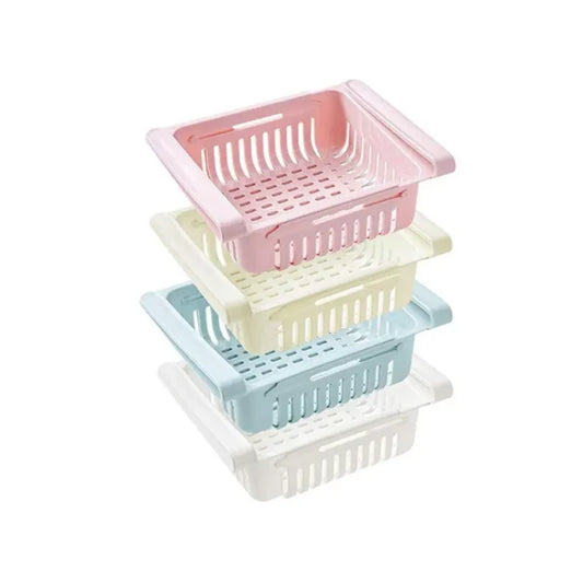 Expandable Fridge Basket For Multipurpose Storage