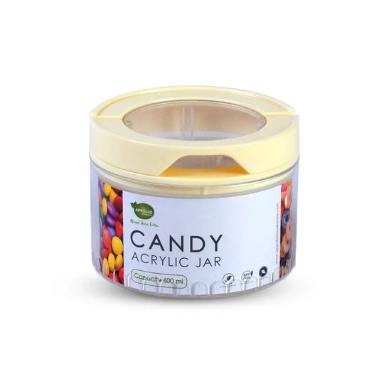 Candy Acrylic Jar Small - (600Ml)