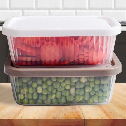 Pack Of 2 Crinkle Food Container